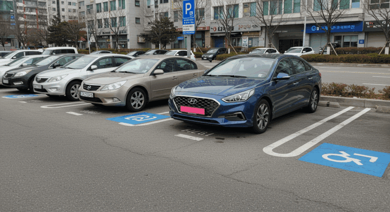 핫핑크 번호판 예시