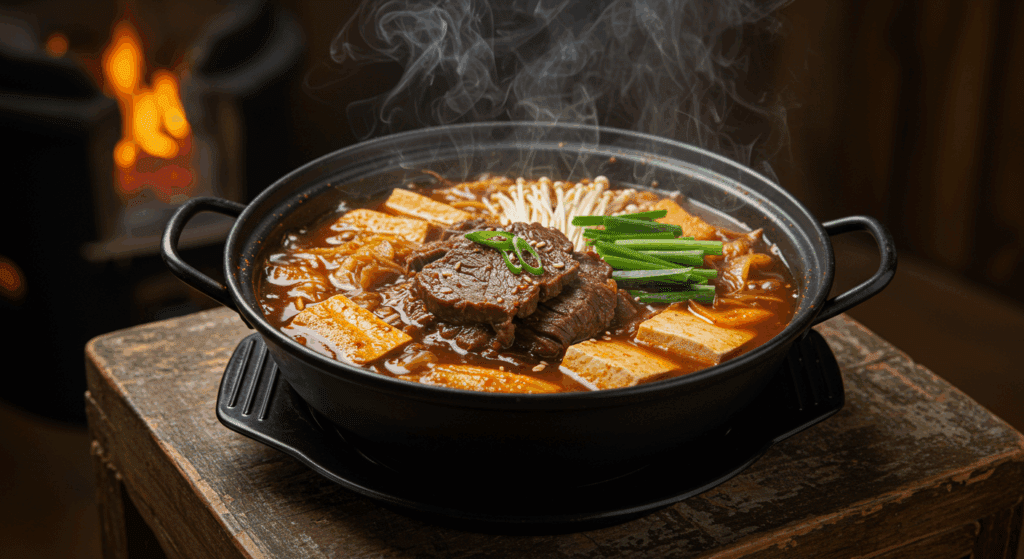 어남선생 류수영, ai 생성 된장찌개 이미지