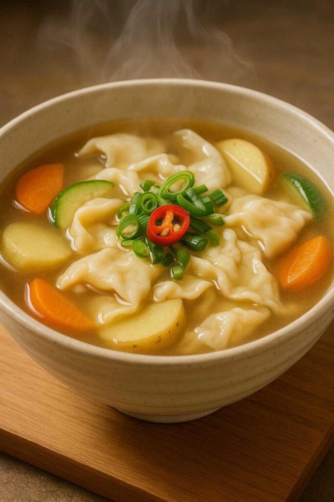 수제비 레시피, ai생성 이미지