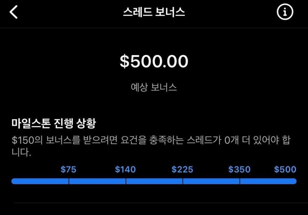 스레드 수익화, 예시 이미지