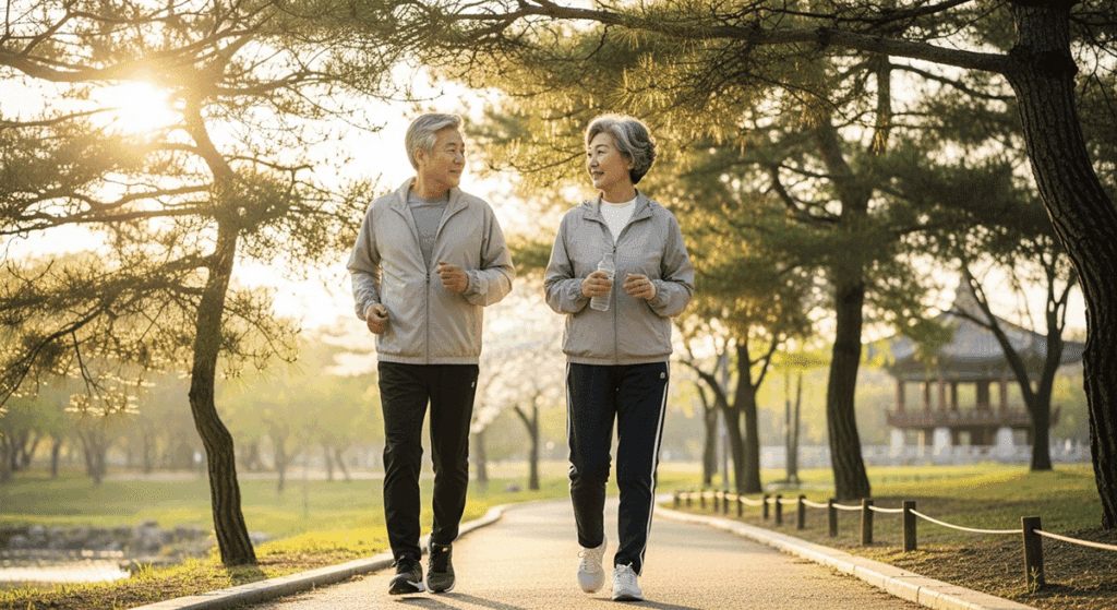 시니어, 건강, 운동