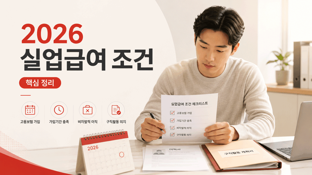 실업급여, 실업급여조건