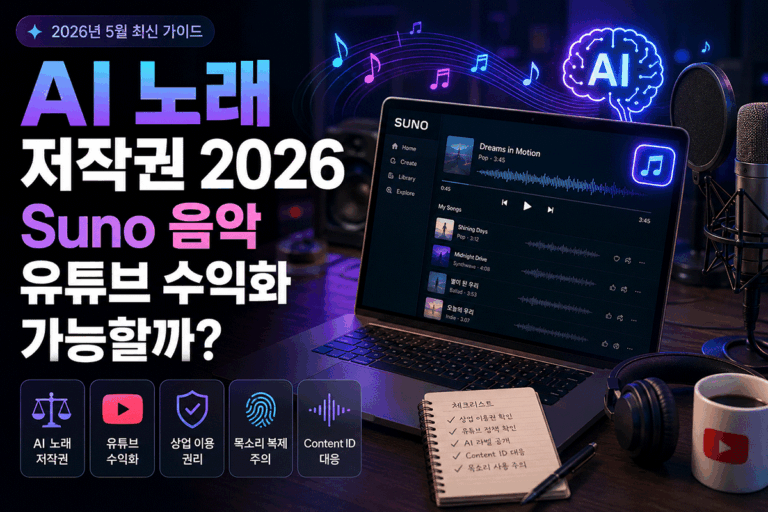 AI 노래 저작권, Suno 저작권, Suno 상업 이용