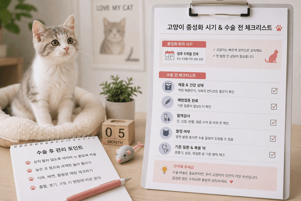 고양이 중성화 수술