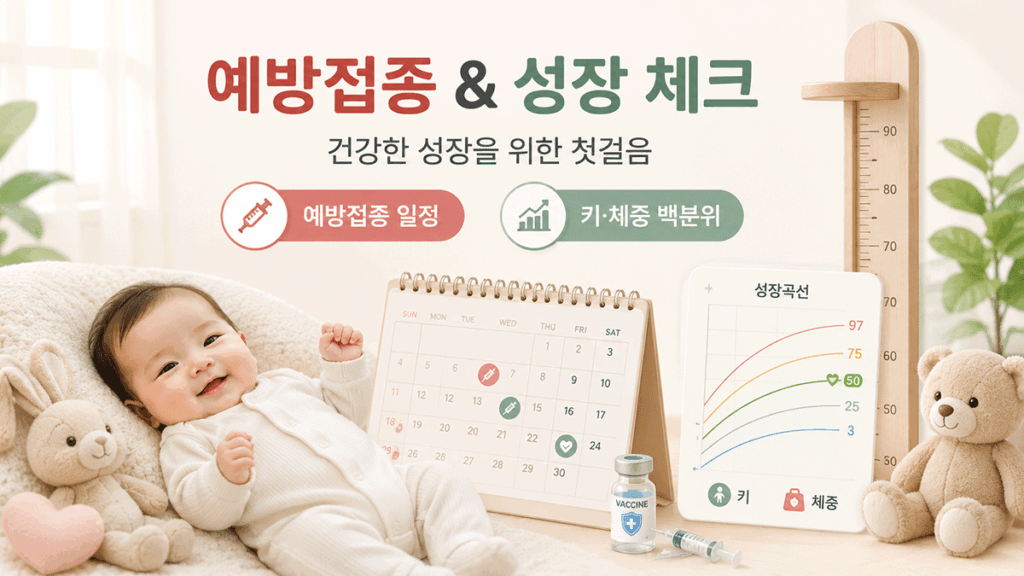 아기 예방접종 계산기｜키 체중 백분위까지 한 번에 확인,2026
