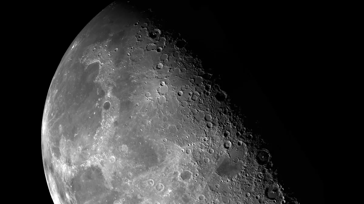 Gibbous Moon terminator is a phase, not a blood moon total lunar eclipse