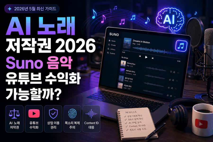 AI 노래 저작권, Suno 저작권, Suno 상업 이용
