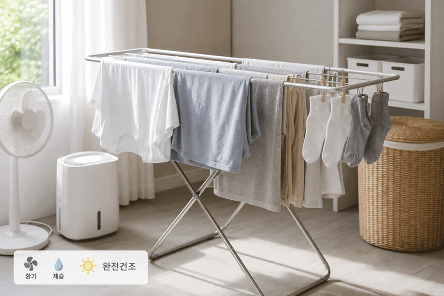 옷 냄새 제거, 세탁법, 빨래 쉰내, 땀냄새 제거