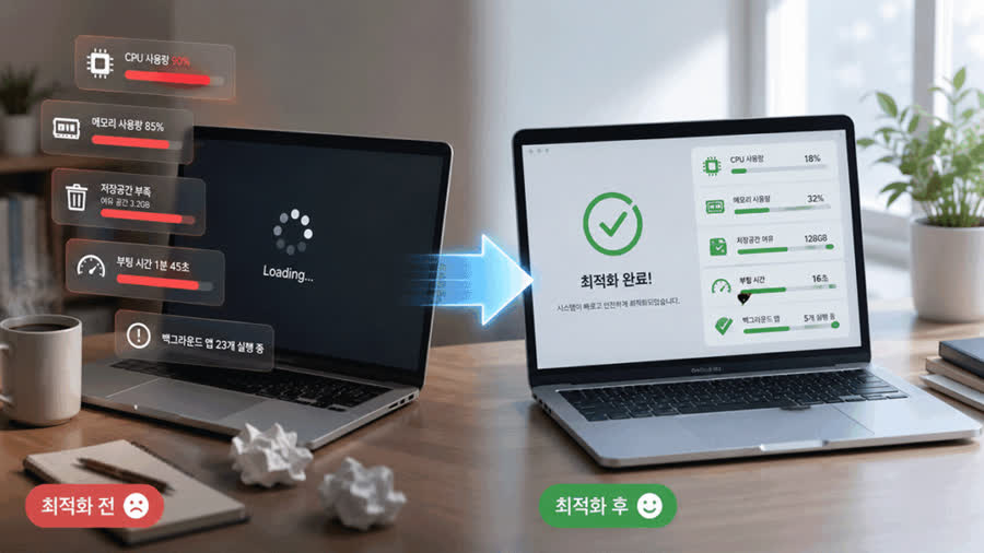 컴퓨터 속도 빠르게, 컴퓨터 속도, PC 성능 향상