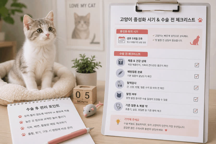 고양이 중성화 수술
