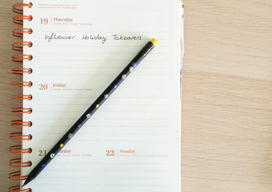An open weekly planner with a pencil, the paper habit tracker that takes two seconds to mark